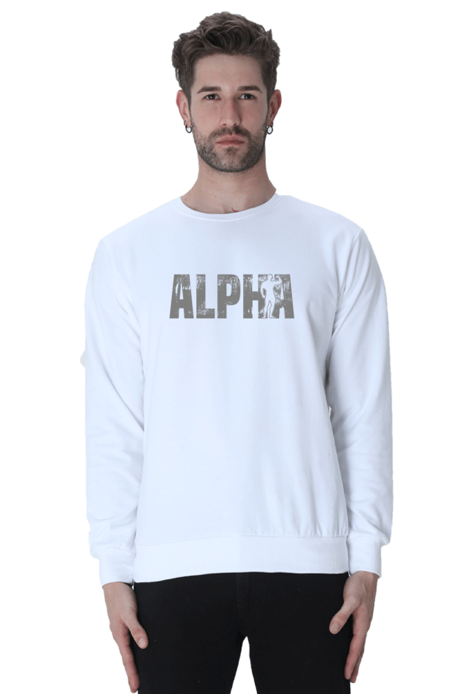 Oversized Unisex Sweatshirt - Alpha - Black