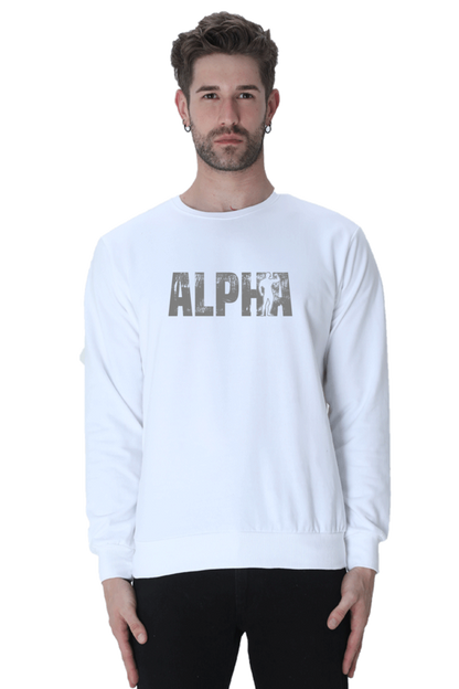 Oversized Unisex Sweatshirt - Alpha - Black