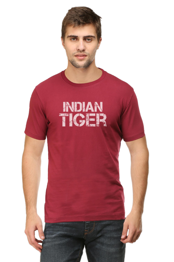 Unisex T-Shirt Classic- Indian Tiger Brand T-shirt - White