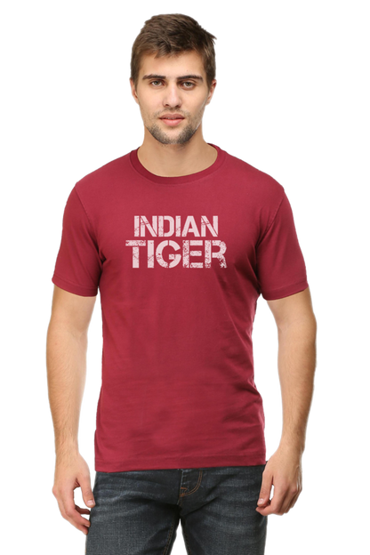 Unisex T-Shirt Classic- Indian Tiger Brand T-shirt - White