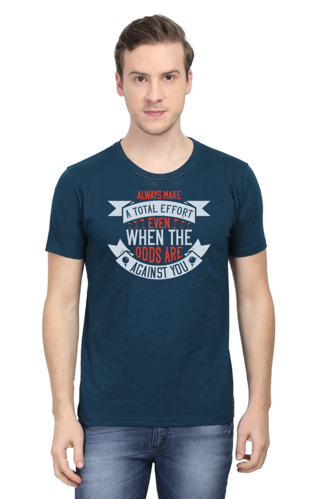 Unisex T-Shirt Classic - Motivation Design - Total Efforts Inspirational T-shirt Design