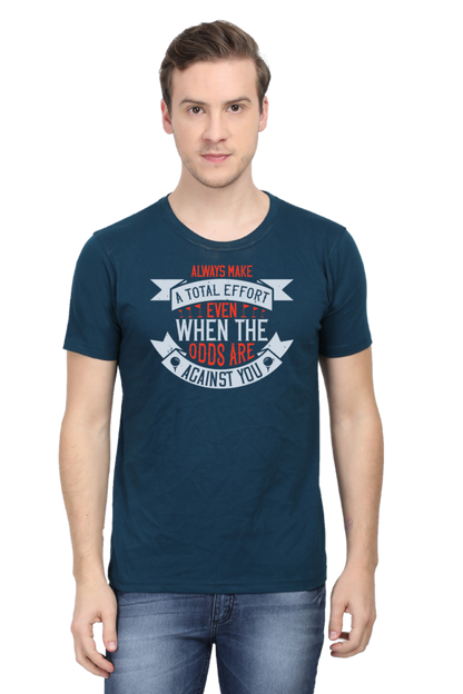 Unisex T-Shirt Classic - Motivation Design - Total Efforts Inspirational T-shirt Design