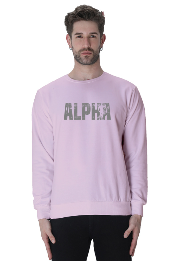 Oversized Unisex Sweatshirt - Alpha - Black