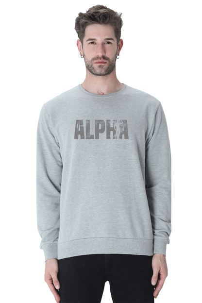 Oversized Unisex Sweatshirt - Alpha - Black