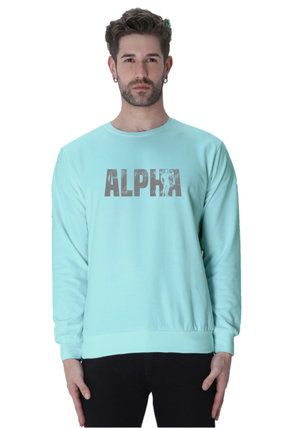 Oversized Unisex Sweatshirt - Alpha - Black