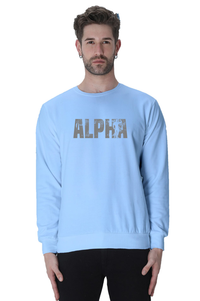 Oversized Unisex Sweatshirt - Alpha - Black