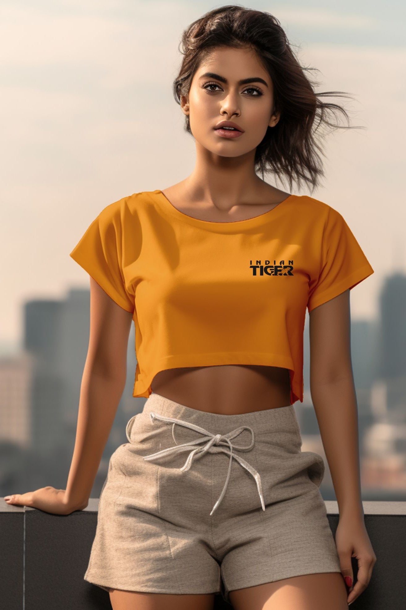 Indian Tiger Signature - Crop Top