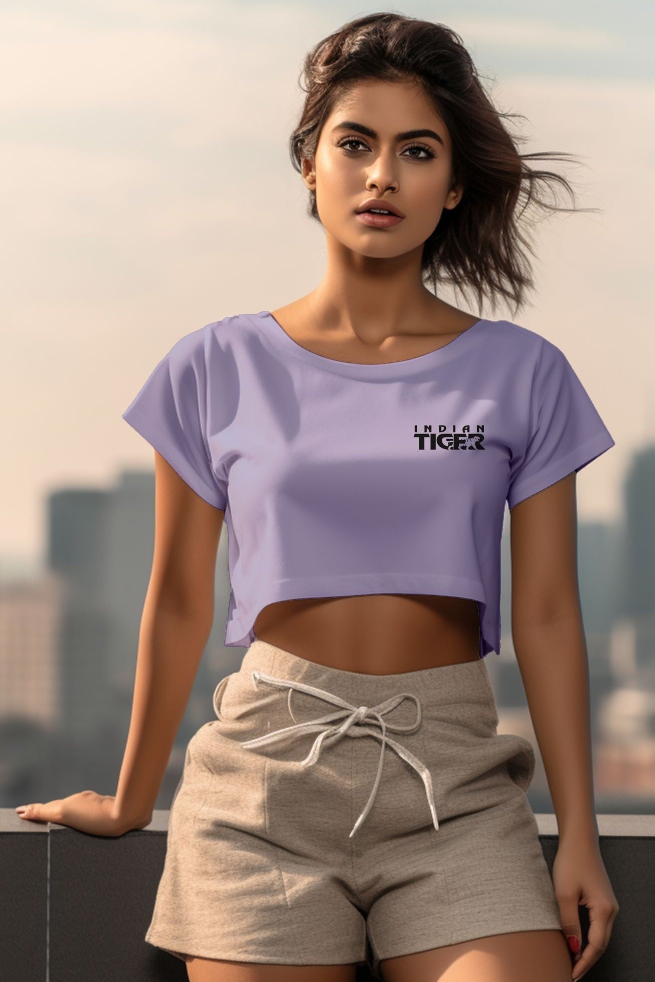 Indian Tiger Signature - Crop Top