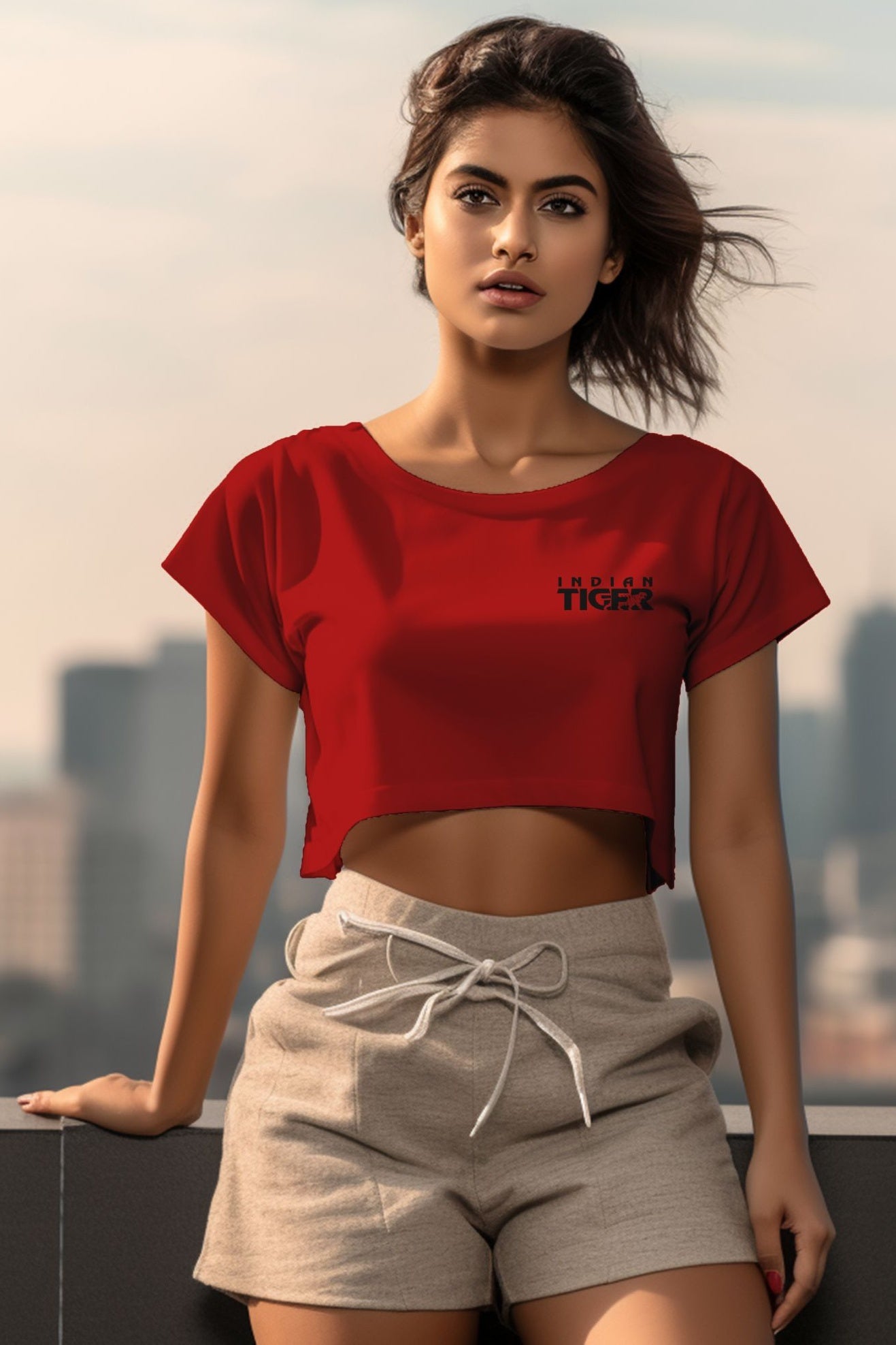 Indian Tiger Signature - Crop Top