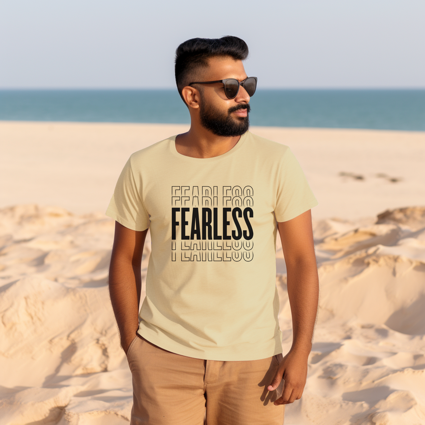 Unisex T-Shirt Classic - FEARLESS Statement T-shirt (Black)