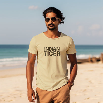 Unisex T-Shirt Classic- Indian Tiger Brand T-shirt - Black