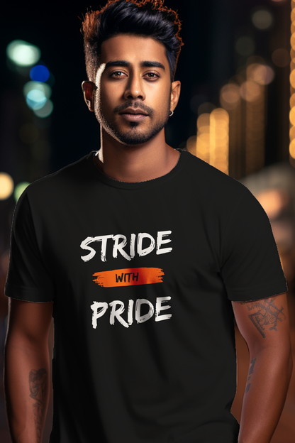 Unisex T-Shirt Classic- Stride with Pride T-shirt