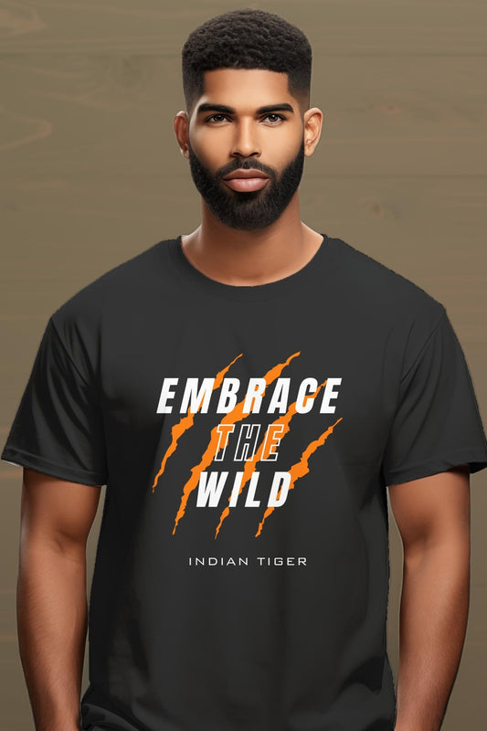 Oversized Embrace the wild T-shirt