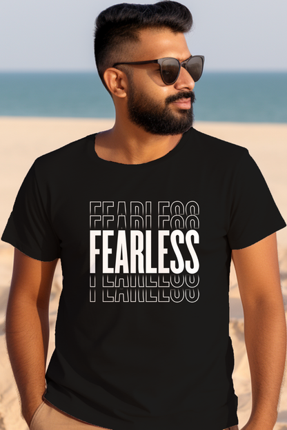 Unisex T-Shirt Classic - FEARLESS Statement T-shirt (White)