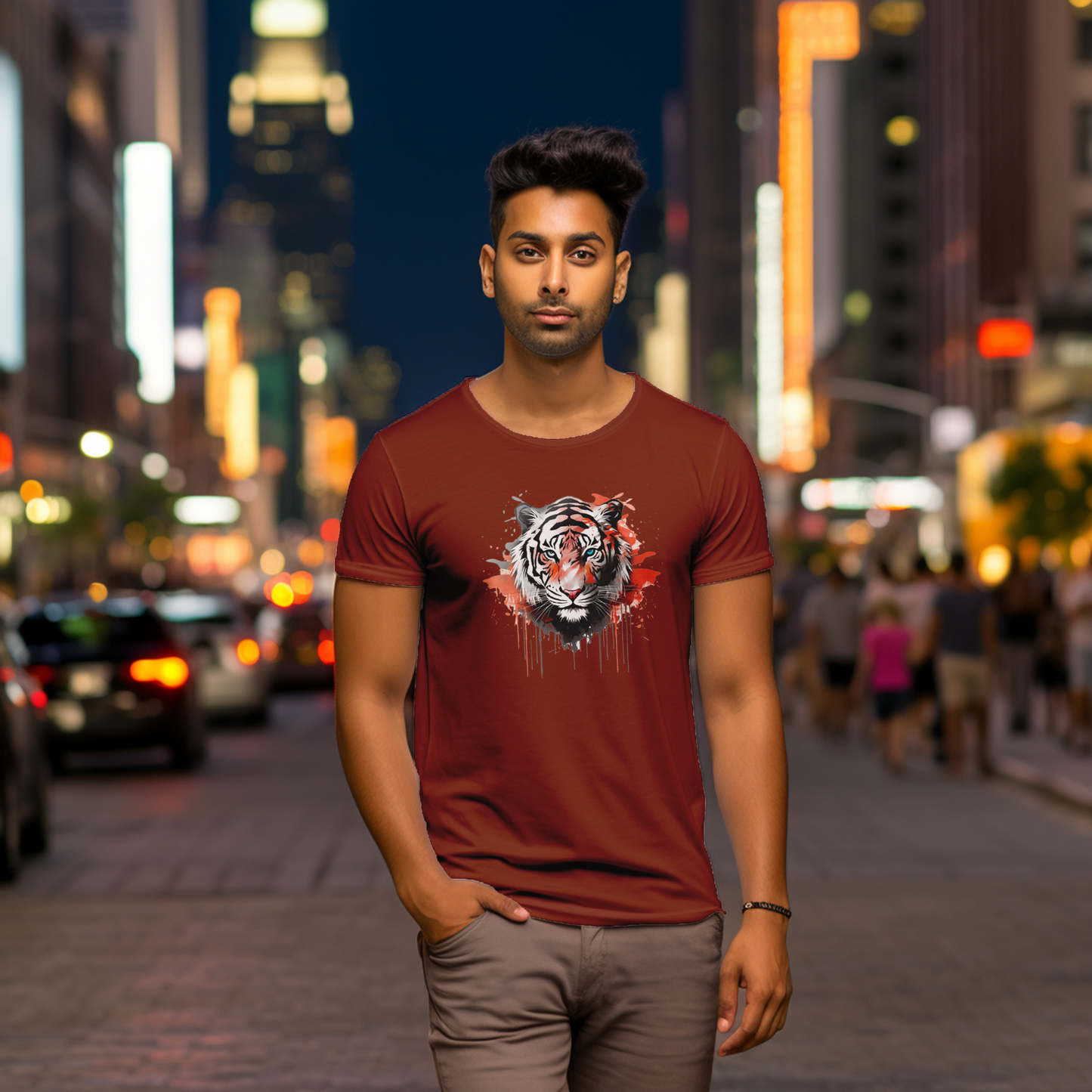 Unisex T-Shirt Classic - Tiger Water Splash T-shirt