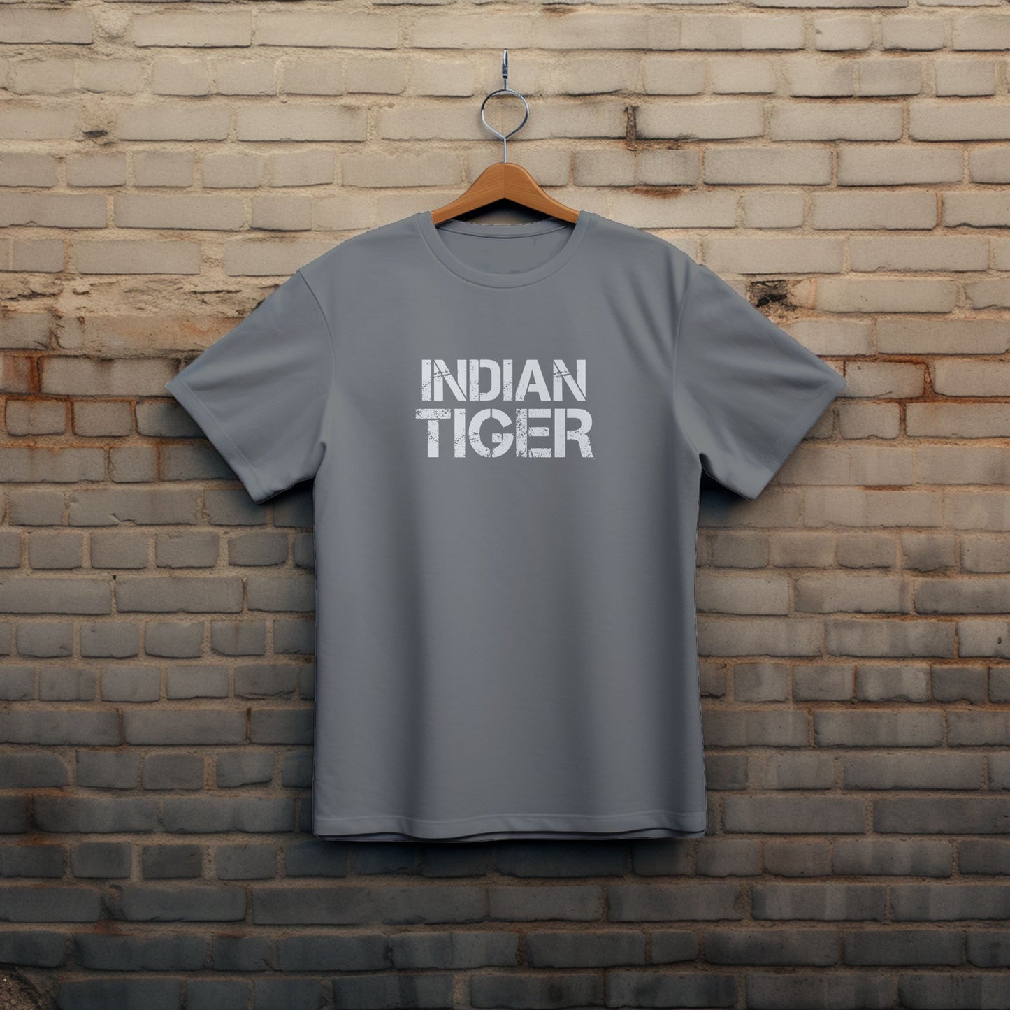 Unisex T-Shirt Classic- Indian Tiger Brand T-shirt - White