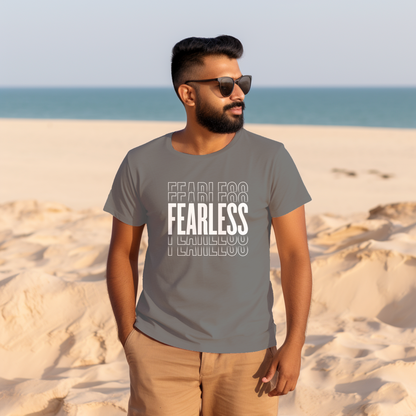 Unisex T-Shirt Classic - FEARLESS Statement T-shirt (White)