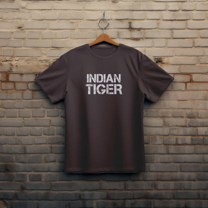 Unisex T-Shirt Classic- Indian Tiger Brand T-shirt - White