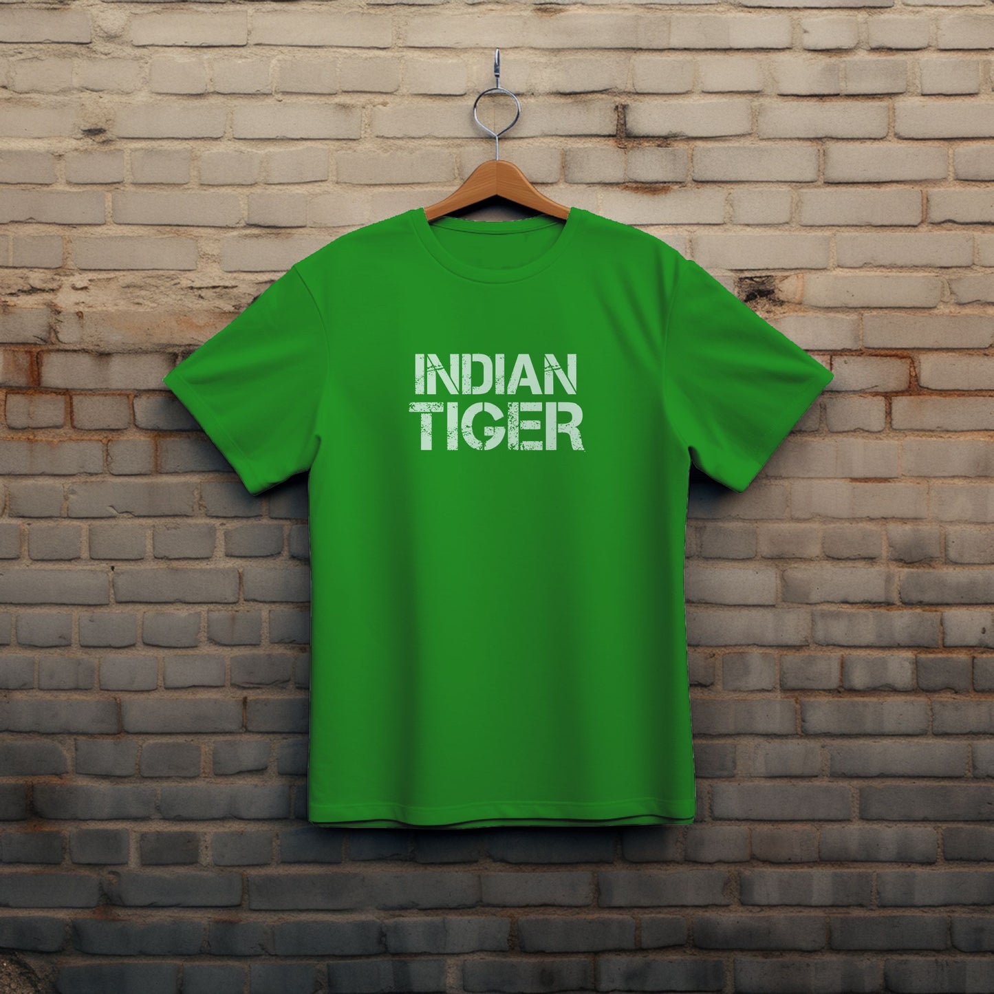 Unisex T-Shirt Classic- Indian Tiger Brand T-shirt - White