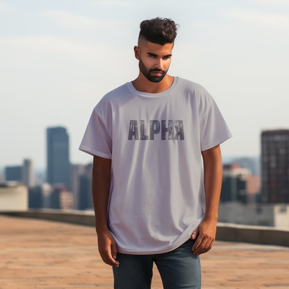 Oversized Alpha T-shirt Black