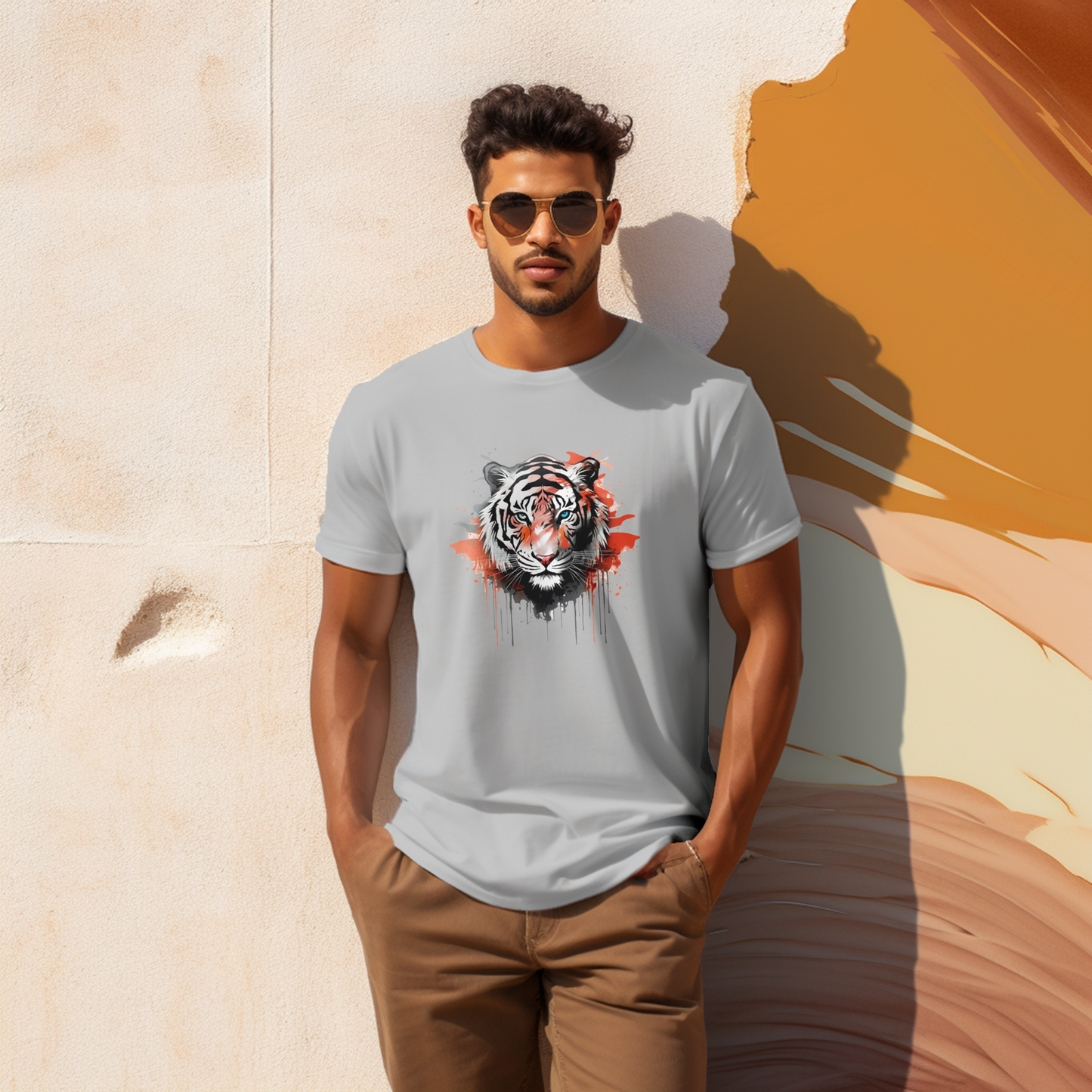 Unisex T-Shirt Classic - Tiger Water Splash T-shirt