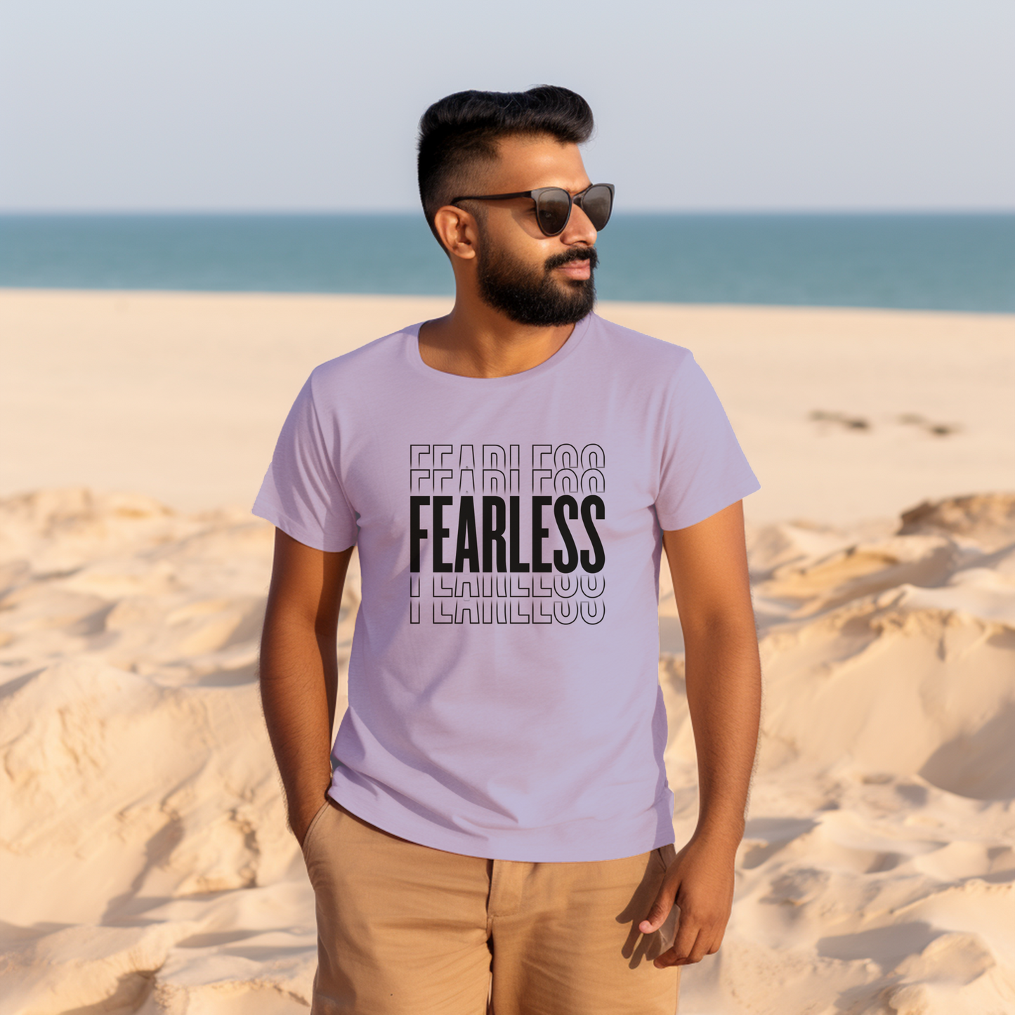 Unisex T-Shirt Classic - FEARLESS Statement T-shirt (Black)