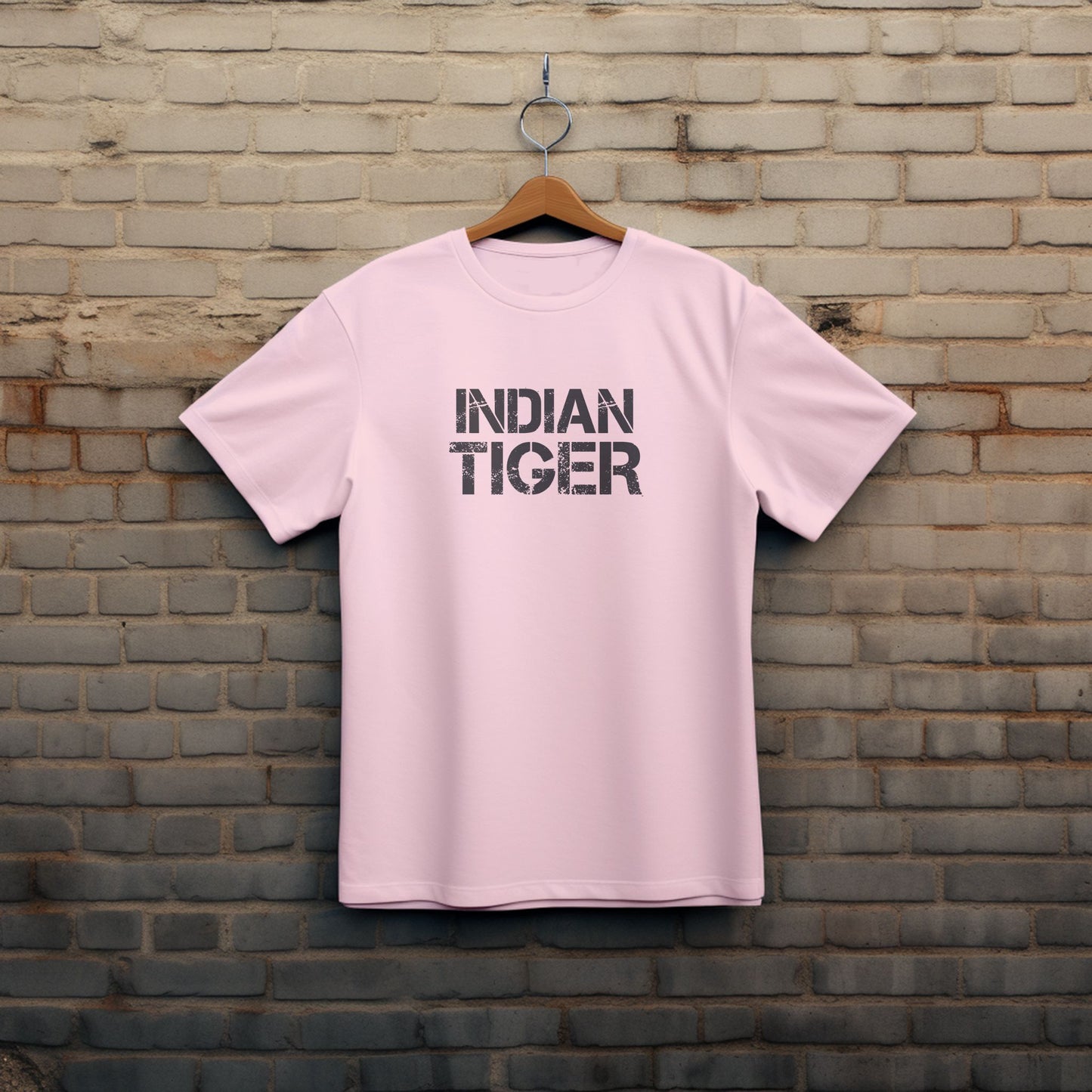 Unisex T-Shirt Classic- Indian Tiger Brand T-shirt - Black