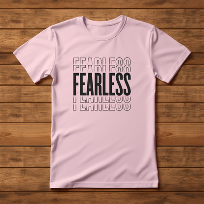 Unisex T-Shirt Classic - FEARLESS Statement T-shirt (Black)