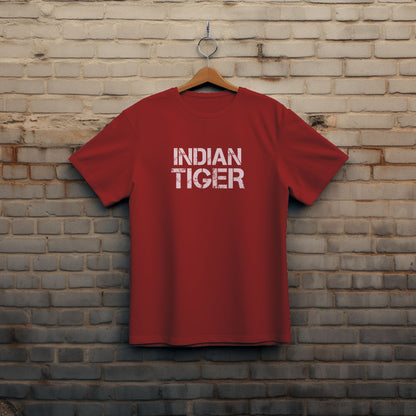 Unisex T-Shirt Classic- Indian Tiger Brand T-shirt - White