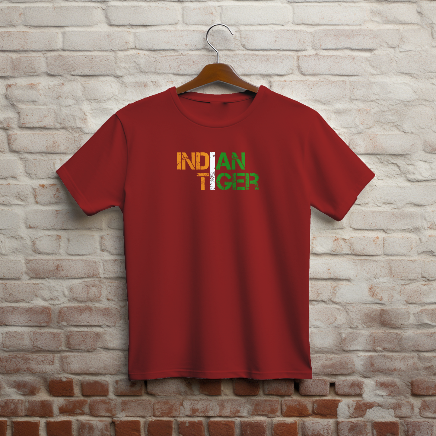 Unisex T-Shirt Classic- Indian Tiger Tricolor T-shirt