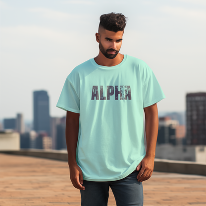 Oversized Alpha T-shirt Black