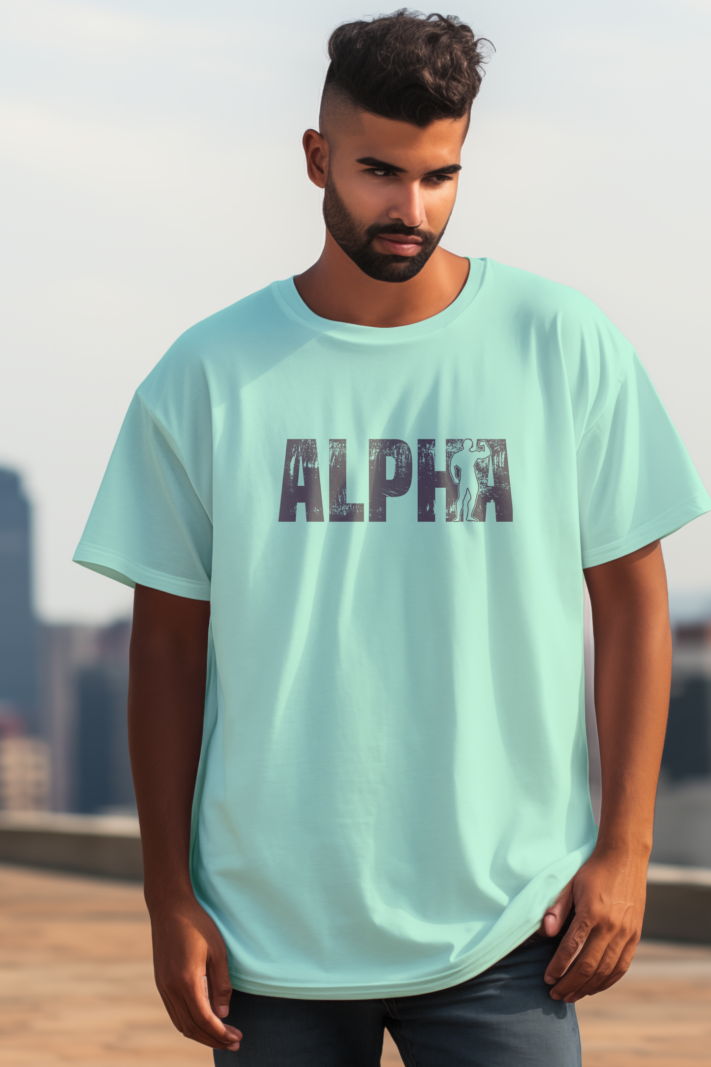 Oversized Alpha T-shirt Black