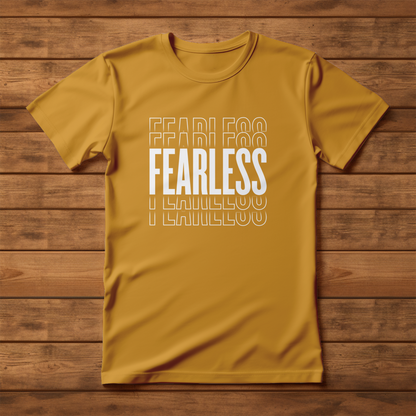 Unisex T-Shirt Classic - FEARLESS Statement T-shirt (White)