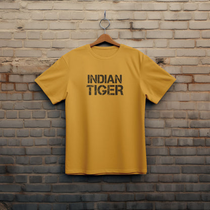 Unisex T-Shirt Classic- Indian Tiger Brand T-shirt - Black