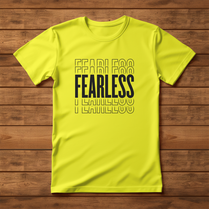 Unisex T-Shirt Classic - FEARLESS Statement T-shirt (Black)