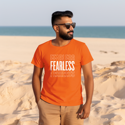 Unisex T-Shirt Classic - FEARLESS Statement T-shirt (White)