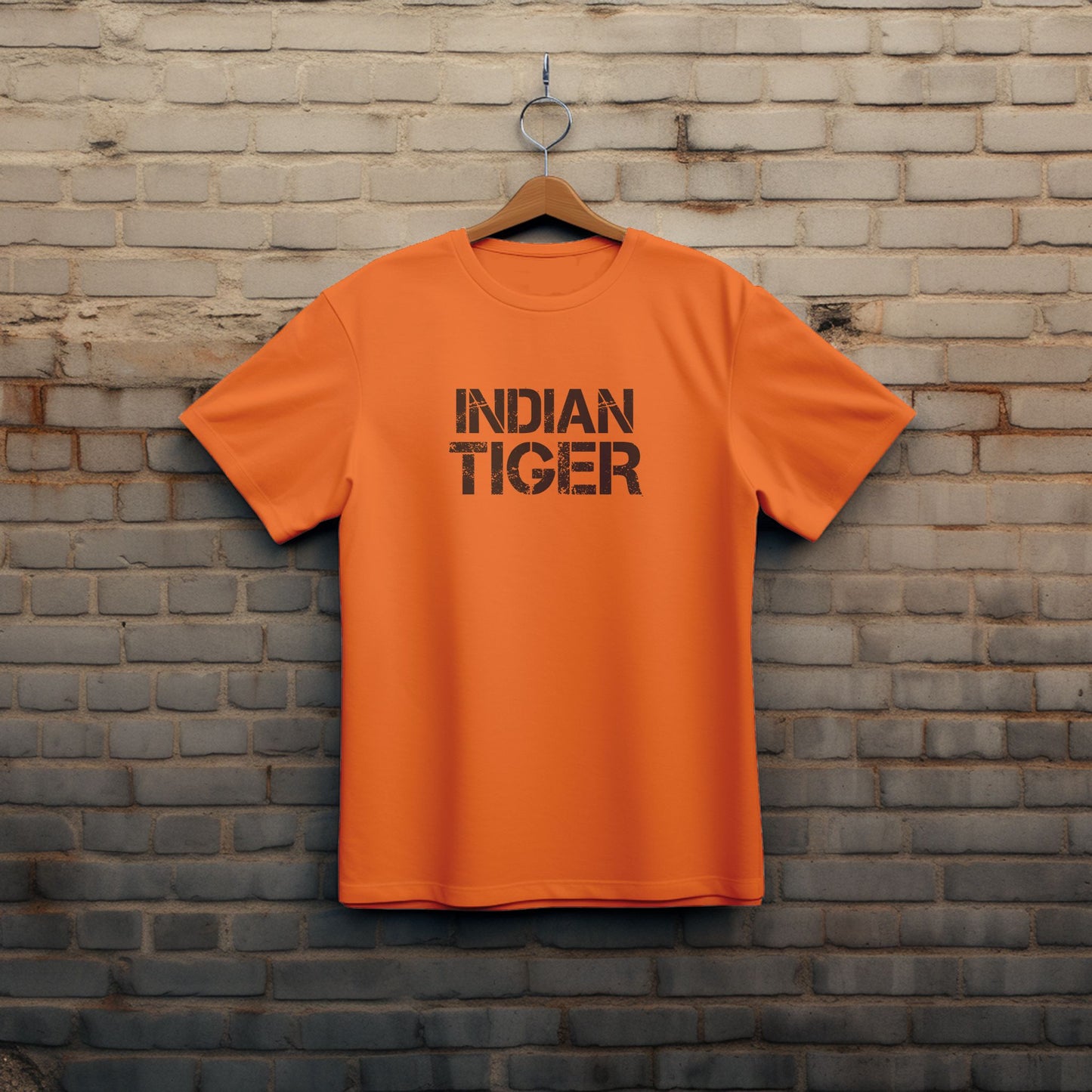 Unisex T-Shirt Classic- Indian Tiger Brand T-shirt - Black