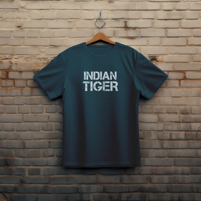 Unisex T-Shirt Classic- Indian Tiger Brand T-shirt - White