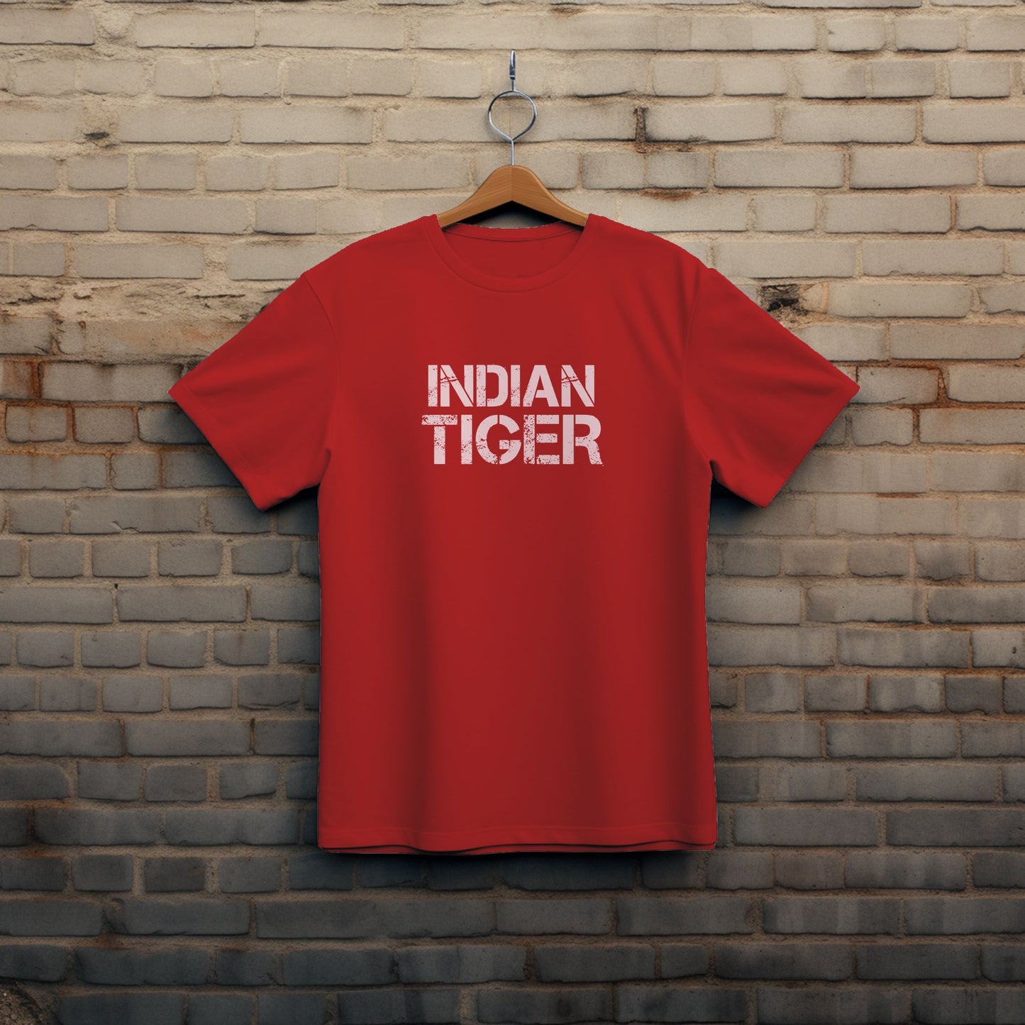 Unisex T-Shirt Classic- Indian Tiger Brand T-shirt - White