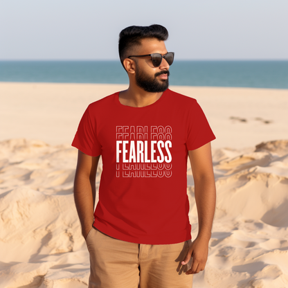 Unisex T-Shirt Classic - FEARLESS Statement T-shirt (White)