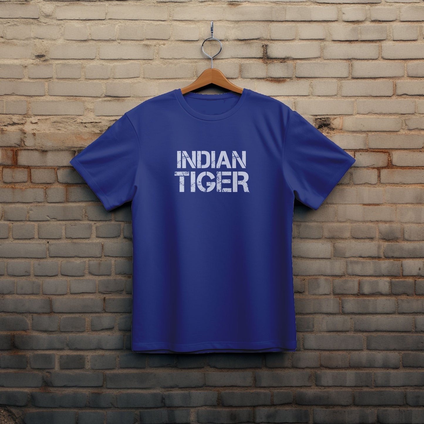 Unisex T-Shirt Classic- Indian Tiger Brand T-shirt - White