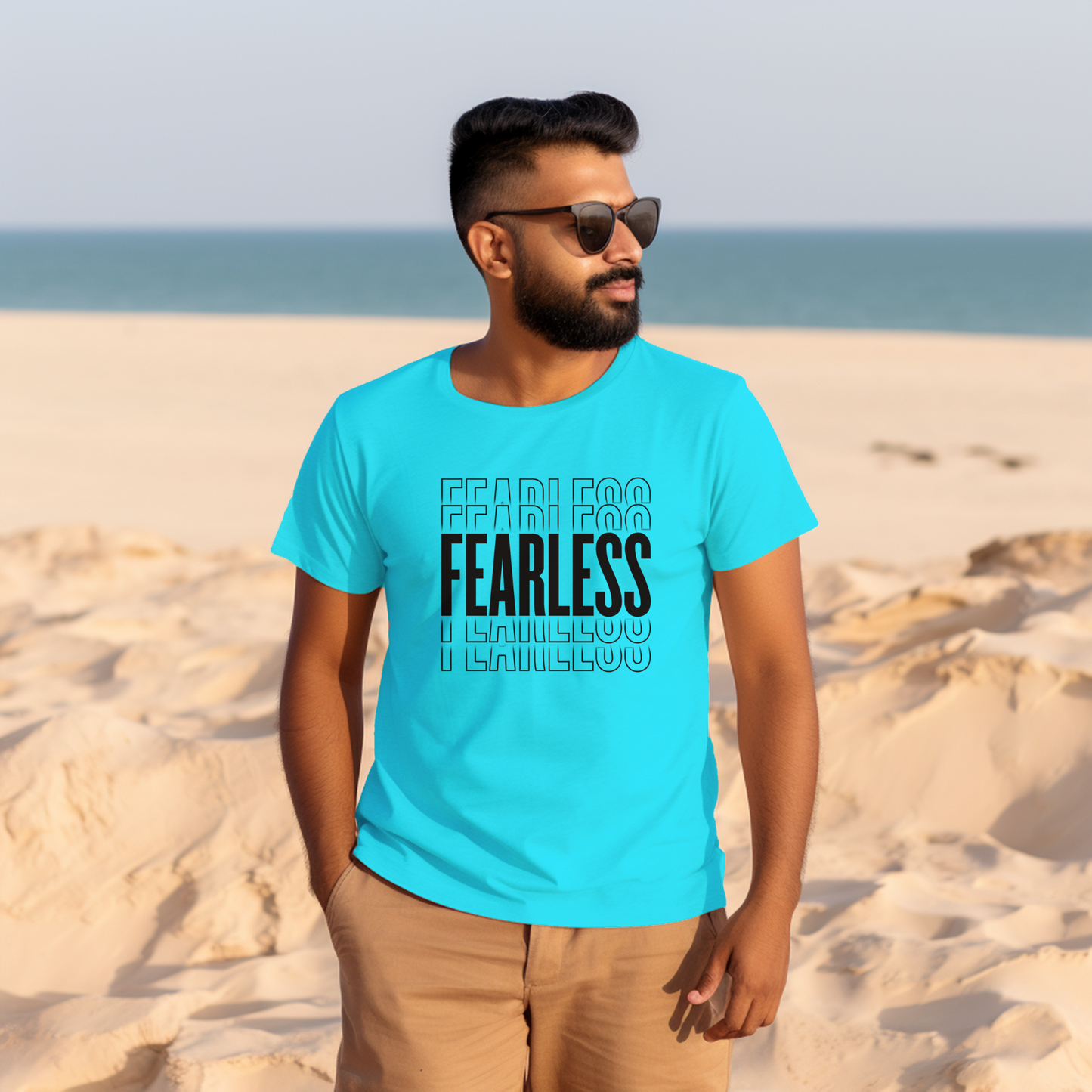 Unisex T-Shirt Classic - FEARLESS Statement T-shirt (Black)