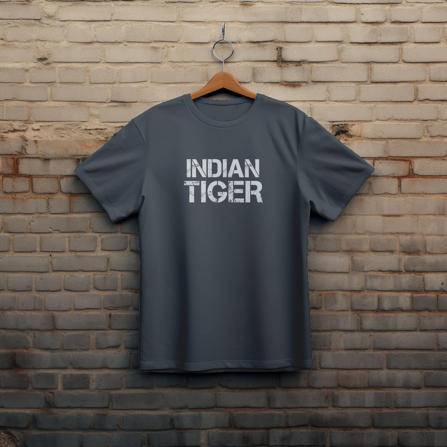 Unisex T-Shirt Classic- Indian Tiger Brand T-shirt - White