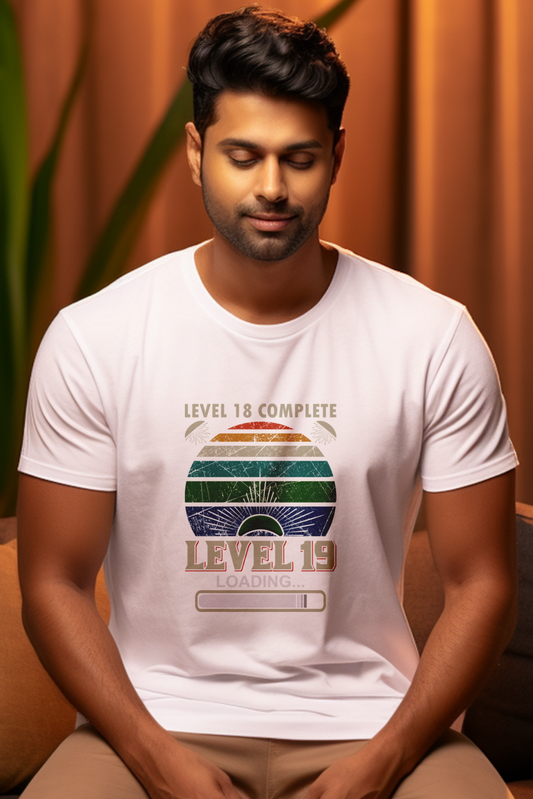 Unisex T-Shirt Classic- Gamer's Level 19 Achievement T-shirt