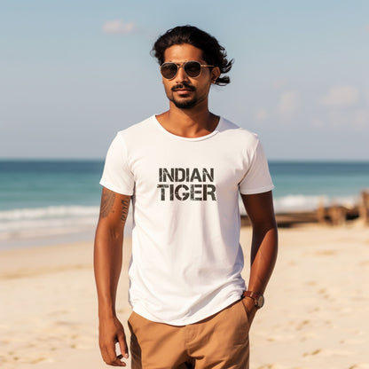 Unisex T-Shirt Classic- Indian Tiger Brand T-shirt - Black