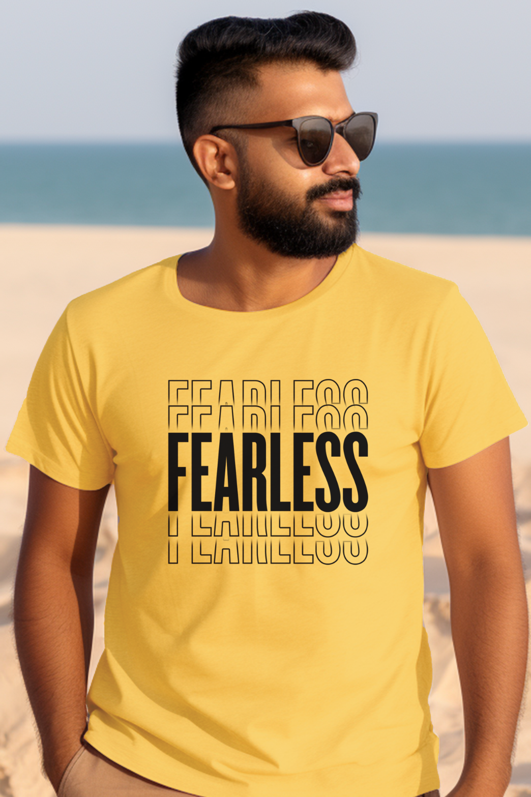 Unisex T-Shirt Classic - FEARLESS Statement T-shirt (Black)