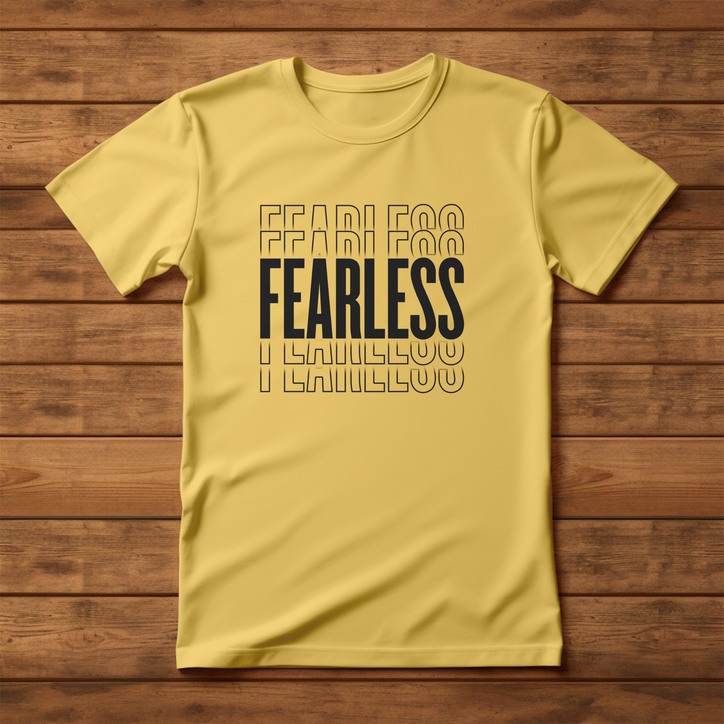 Unisex T-Shirt Classic - FEARLESS Statement T-shirt (Black)