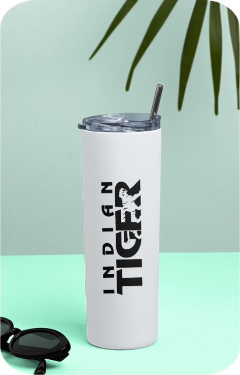 Tumbler Bottle - Indian Tiger Signature