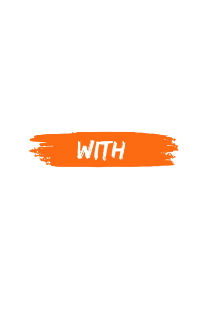 Stride with pride - Crop Top - White